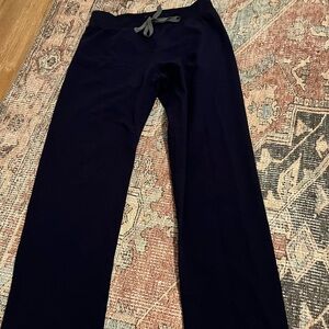 Navy Blue, mid-rise FIGS scrub bottoms